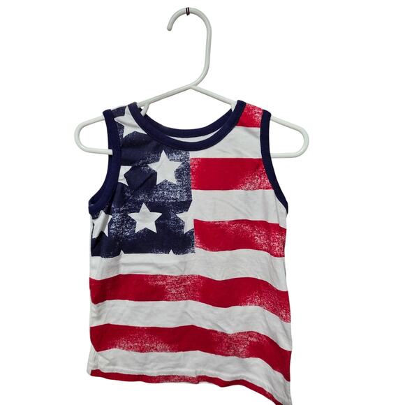 5/$15 Patriotic Tank Top - City Strats - 3T - Picture 1 of 3